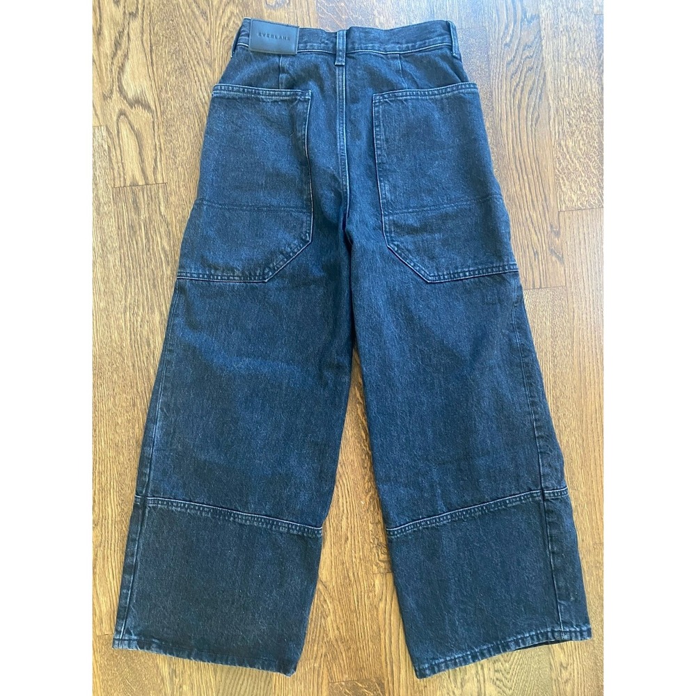 Everlane Women's The Way-high Gardener Cropped Denim Jeans Washed Black Size 24 - Picture 2 of 10